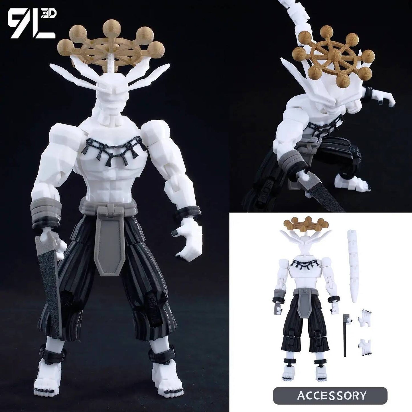 ?9L3D Lucky13 Gojo Sukuna Jujutsu Fushiguro Toji Gojo Satoru Action Figure Dummy13 T13 Multi-Jointed Collectible Toys Titan13