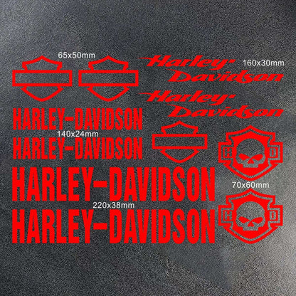 Adesivo de Vinil Harley Davidson Logotipo Tanque de Motocicleta Emblema Kit de Decalques Para Electra Glide 1250S PA1250