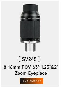 Telescópio Astronômico Refrator Svbony SV48P 90/102mm Abertura OTA com Focador de Duas Velocidades para Astrofotografia de Céu Profundo
