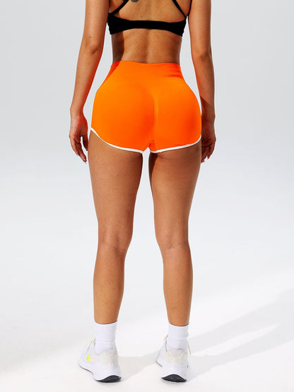 Women High Waist Yoga Shorts With Luminous Strips Sportswear Woman Gym Shorts Legging Fitness Running Activewear Workout Clothes