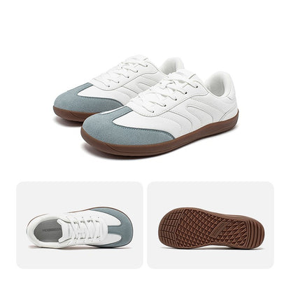Tênis Unissex HOBIBEAR Barefoot Feminino Masculino Bico Largo Minimalista Zero Drop Antiderrapante Cadarço Casual