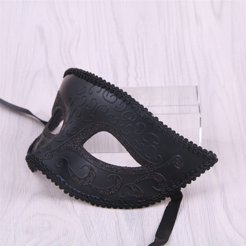 Masquerade Masks for Couple Venetian Woman Lace Men PP Cosplay Costume Carnival Prom Party Personality Headdress Masks