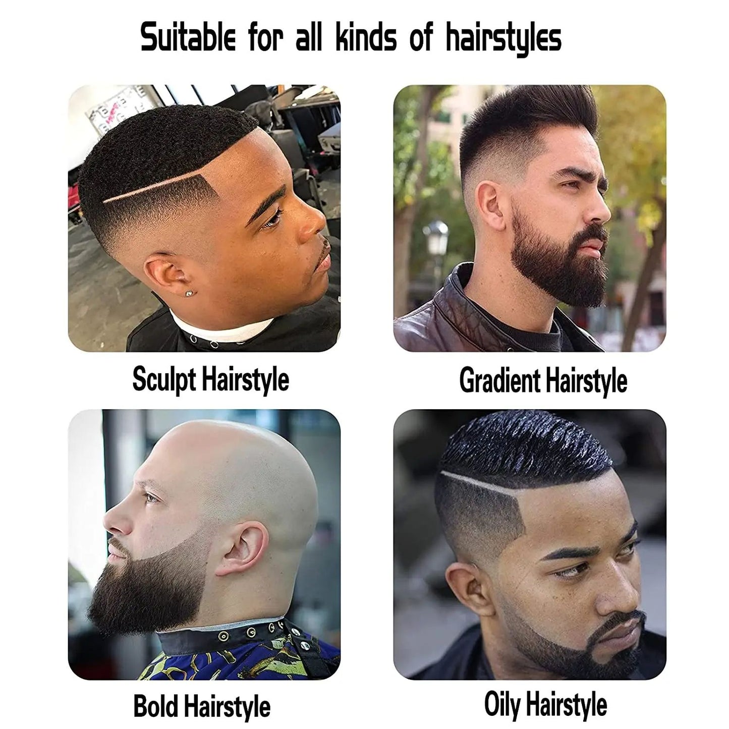 Kemei KM-632 Men Electric Shaver Professional Beard Trimmer For Men Hair Trimmer Grooming Electric Shaver Head Cutter Machine