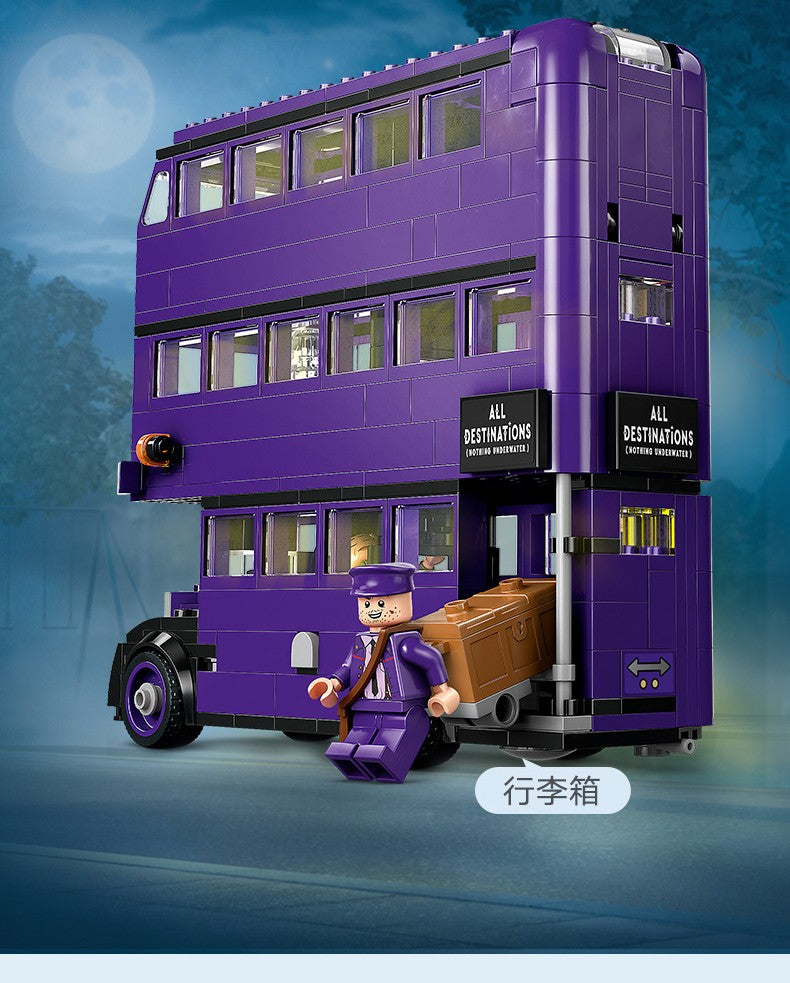 LEGO Blocos de Montar Harry Potter Série 76446 Aventura no Nôitibus Brinquedo Montado Infantil Presente