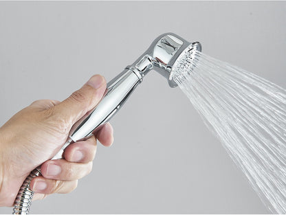 Ducha Chuveiro Banheiro Vintage Cerâmica Latão Montado Parede Torneira Pulverizador Acessório Hardware Chuveirinho