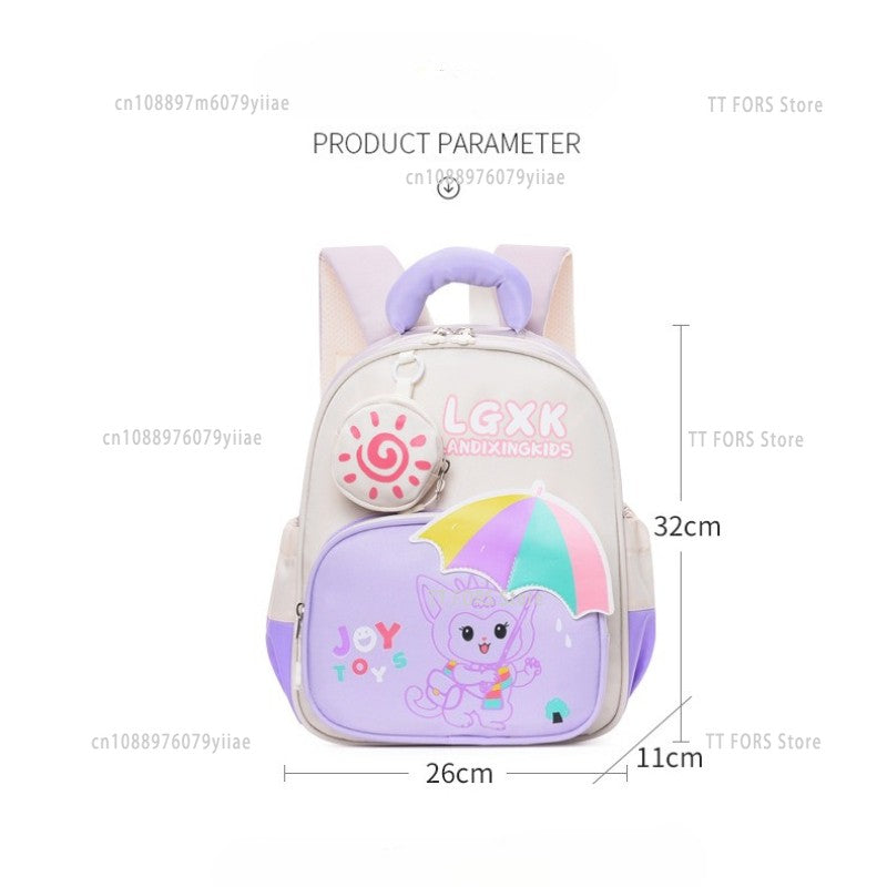 Mochila Infantil Dinossauro Nova Jardim de Infância Casual Bonito Moda Mochila Meninos Meninas Presente de Aniversário de Férias Adequado para Pré-escola