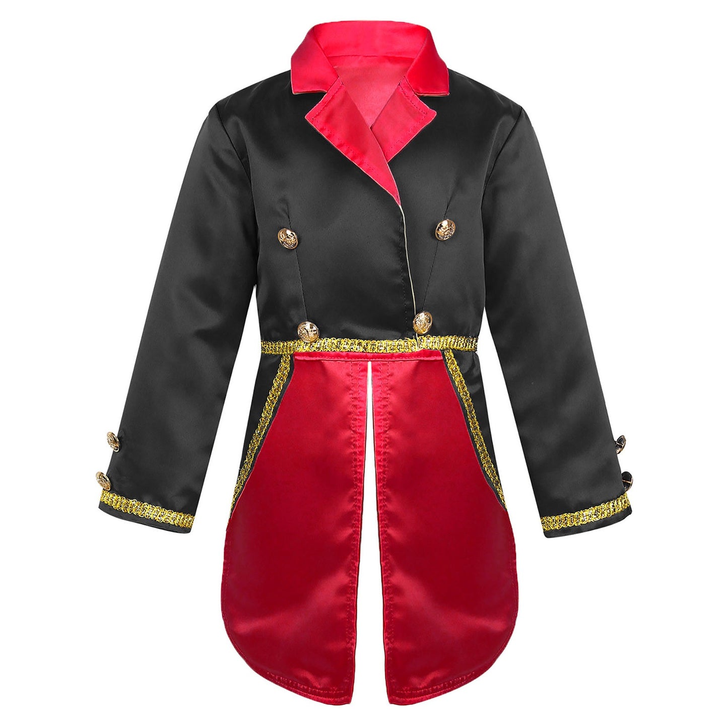 Boys Girls Prince Tuxedo Jacket Turn-Down Collar Coat Halloween Masquerade Theme Party Cosplay Costume Birthday Party Tailcoat