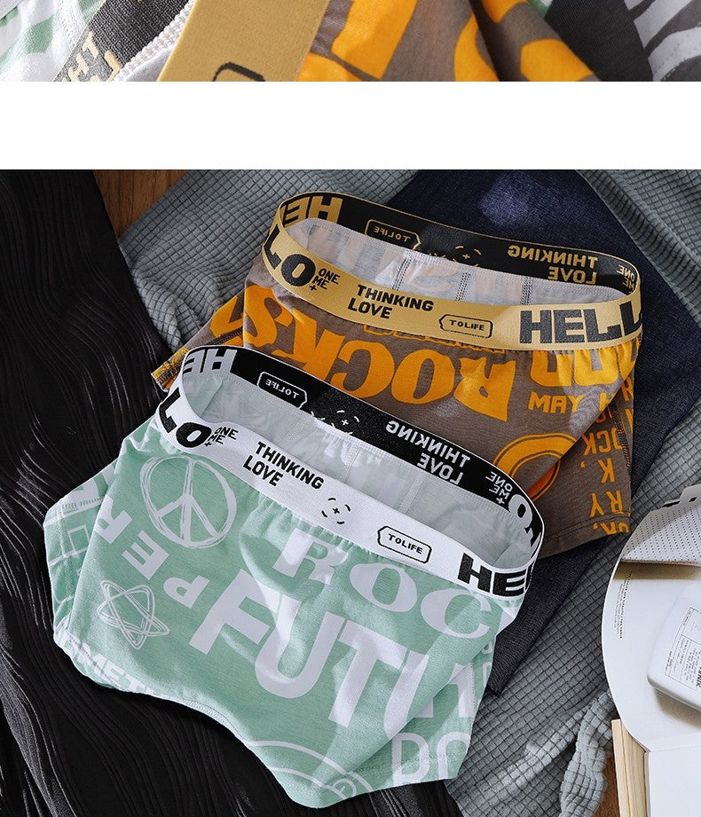 Men Underwear BoxerShorts Cotton Man Panties Male Boxers Breathable Comfortable Mens Printed Underpants Sexy cuecas calzoncillos