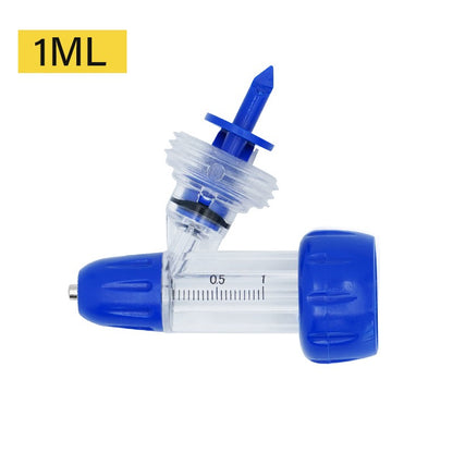Seringa Veterinária Automática Contínua 1/2/5/10Ml Injetor de Vacina Ajustável para Animais Acessórios de Injeção para Gado Ovinos Bovinos