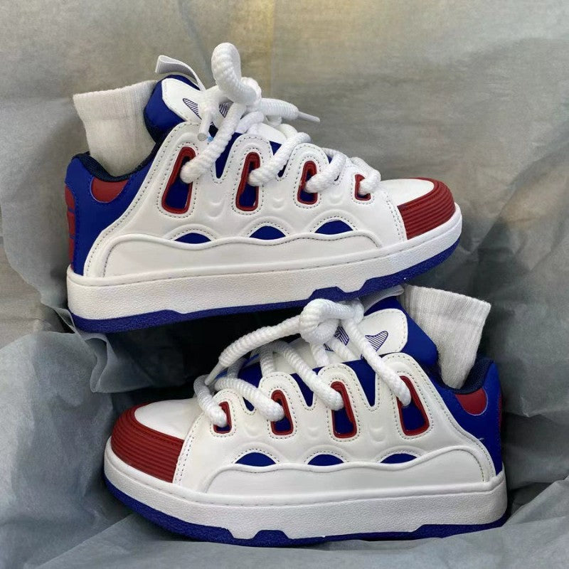 Trend Men's Shoes Outdoor Sneakers New Platform Vulcanized Shoes Breathable Casual Shoes Non Slip Comfortable Running Shoe Tenis