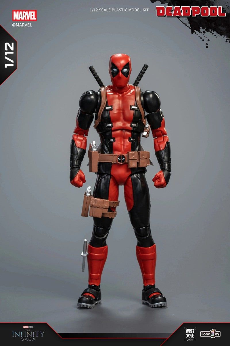 Fondjoy 15cm Deadpool Articulações Móveis 1/12 Modelo de Brinquedo Montado Marvel Anti-Heróis Figura de Anime Presente Brinquedo Infantil Enfeite de Mesa