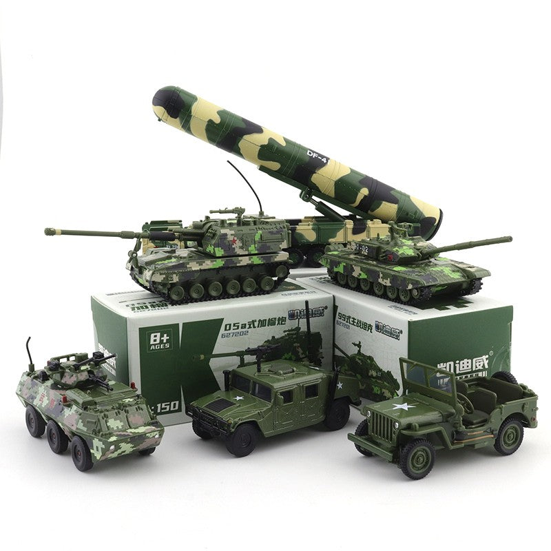 XCARTOYS Liga de Pequena Escala 05A Tipo 155 Obuseiro Tanque Modelo Miniatura Tanque Militar Coleção Ornamento Presente para Meninos