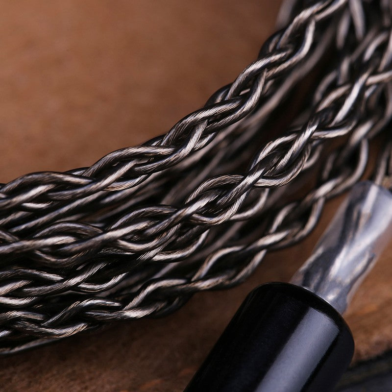 OPENHEART 8 Core Headphone Cable 1 to 2 jack dual  3.5/2.5/4.4mm Balanced Cable Silver Plated Copper Upgrade Replacement 2m 3m