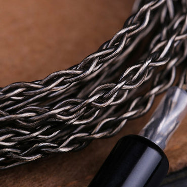 OPENHEART 8 Core Headphone Cable 1 to 2 jack dual  3.5/2.5/4.4mm Balanced Cable Silver Plated Copper Upgrade Replacement 2m 3m