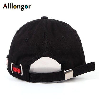 New Summer 2024 Black White Women‘s Cap letter print Snapback Hip Hop Baseball Caps Women dad hat bones masculino gorras hombre