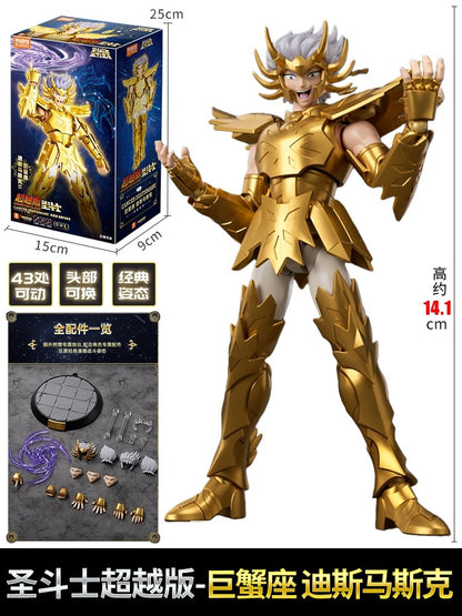 BLOKEES Original Saint Seiya CAPRICORN SHURA DRAGON SHIRYU CÂNCER MÁSCARA DA MORTE CAMPEÃO CLASSE Boneco de Ação Modelo de Anime Brinquedo Presente