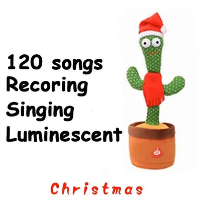 Talking, Recording ,Dancing Cactus Toys, Children's Electronic Plush Cactus Toys, 120 Songs, Children's Birthday Gifts