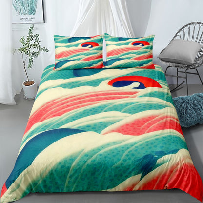 Conjunto de Capa de Edredom Dino Riders para Cama King Queen Casal Solteiro