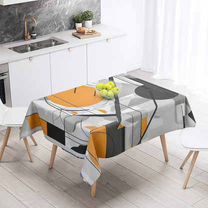 Abstract Geometric Tablecloth Waterproof Stain Resistant Party Decoration Restaurant Cafe Dining Table Tablecloths 140X200cm
