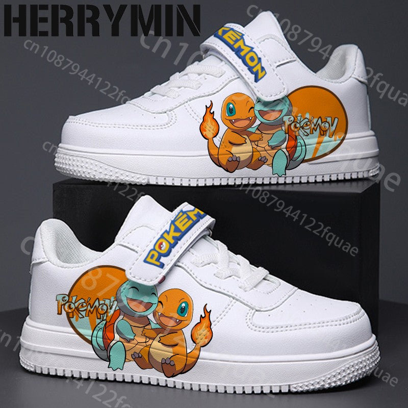 Pokemons children's Pikachu Charmander sneakers girls boys shoes Casual Kid Running Fashion Sports 7 and 18 year old Shoes Gift