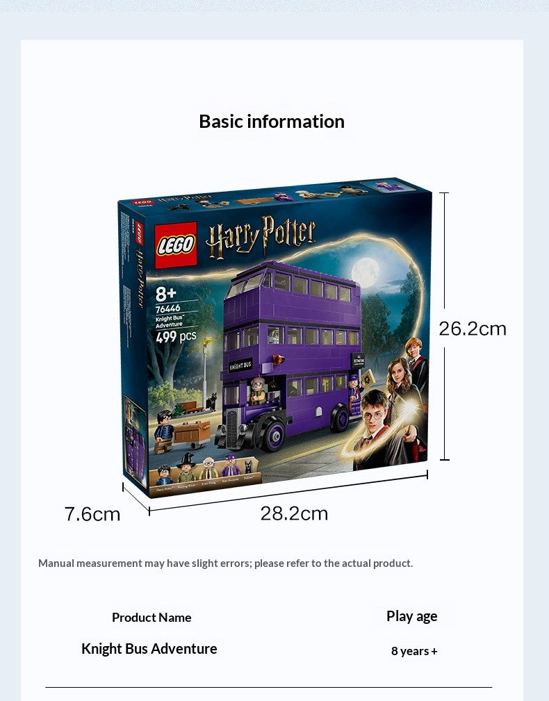 LEGO Blocos de Montar Montar Harry Potter 76446 Aventura do Nôitibus Brinquedos Infantis Presentes de Natal para Meninos e Meninas