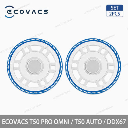 Acessórios para Aspirador Robô ECOVACS T50 PRO OMNI / T50 AUTO / DDX67 Escova Principal Escova Lateral Filtro Hepa Pano de Limpeza Saco de Pó Peças