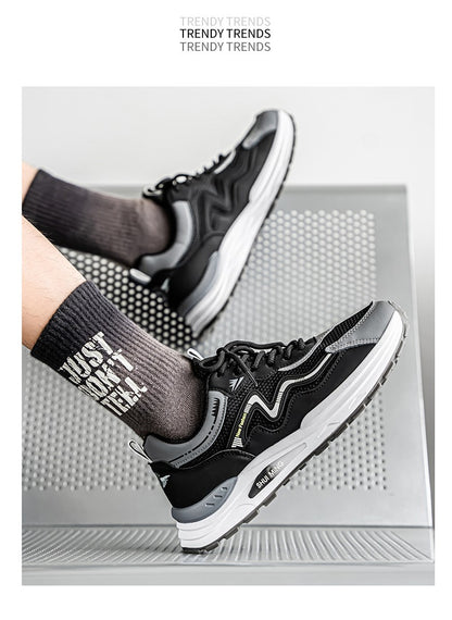 Men's Breathable Running Shoes Anti-skid Athletic Sneakers 2025 Casual Shoes Walking Shoes Lightweight Trendy Casual Sports Shoe
