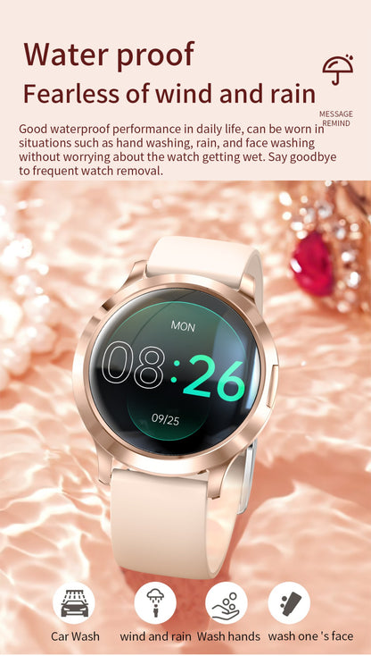 2026New Ultra Slim 1.32" HD AMOLED SmartWatch Women's Screen Always Display Time Heart Rate Calls HD High-end Fashion Smartwatch