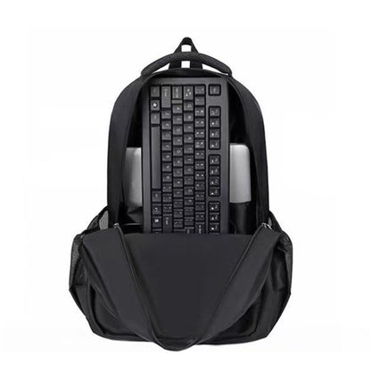 Men's and women's fashionable, versatile, simple and spacious backpacks, dual-shoulder travel bags, lightweight and portable