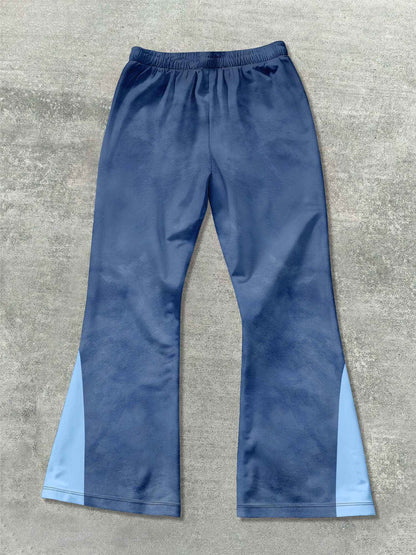 Calça Flare Y2k Masculina Solta Estampa 3D Calças Casuais Moletom Cintura Média Roupas Esportivas Femininas Streetwear Hip Hop Calças Vintage