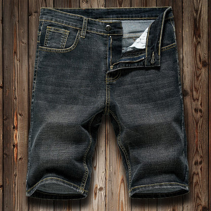 4 Model Classic Style Men's Slim Denim shorts Summer New Business Fashion Thin Stretch Short Casual Pants Male