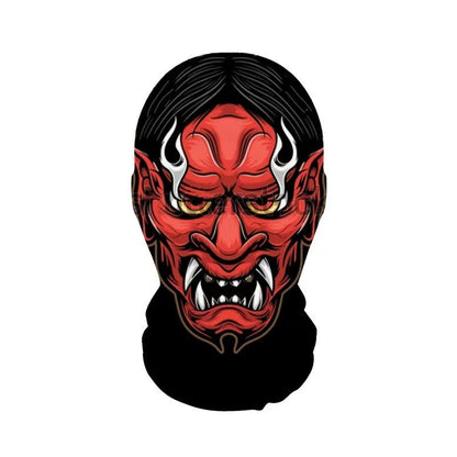 Halloween Terror Masks 3D Printing Skull Pattern Elastic Mesh Face Mask Funny Party Cosplay Props Balaclava Breathable Headcover