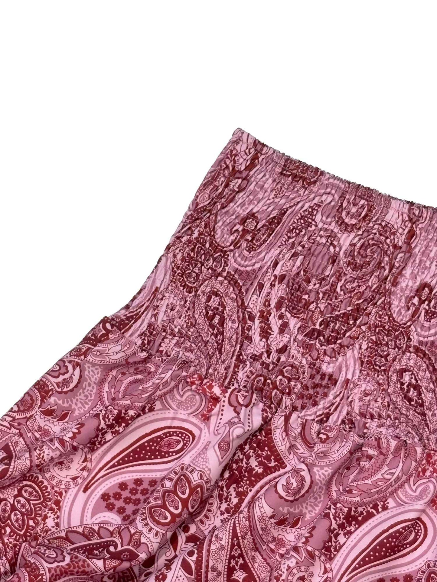 Vacation Style Stretchy Waist Long Maxi Skirt - Flowy Beach Skirt with Elastic Waistband