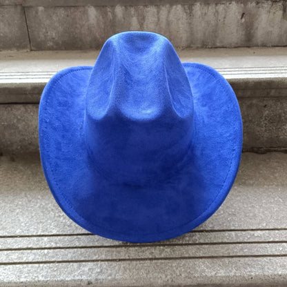 Suede Cowboy Hat Double Concave Top Classic Vintage Mens Womens Western Cowboy Hat ?????????? ?????