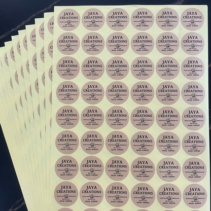 1000 PCS Custom Stickers Customize Logo Label Sticker Personalized Stickers Packaging Labels Design Your Own Sticker