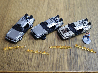 Tomy De Volta Para o Futuro Filme Boneco de Ação Brinquedo Colecionável Presente Modelo de Carro Exclusivo Enfeite Cápsula de Brinquedos