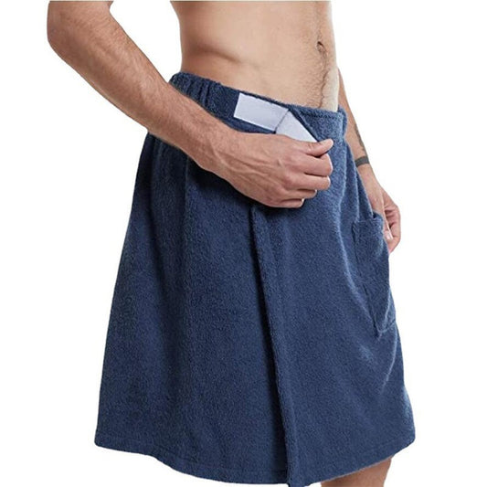 Men's wearable apron for beach and home use