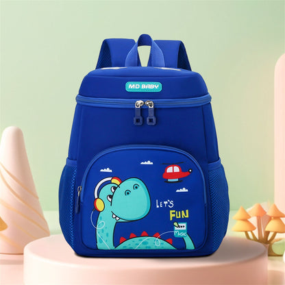 Mochila de Dinossauro Fofa para Crianças Meninos Meninas, Bolsas Escolares de Jardim de Infância para Pré-Escola de Desenho Animado