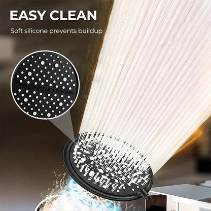 15CM Large Panel Nozzle 7 Modes Shower Head High Pressure Water Massage Shower Head Handheld Showerhead Bathroom Bathing Tools
