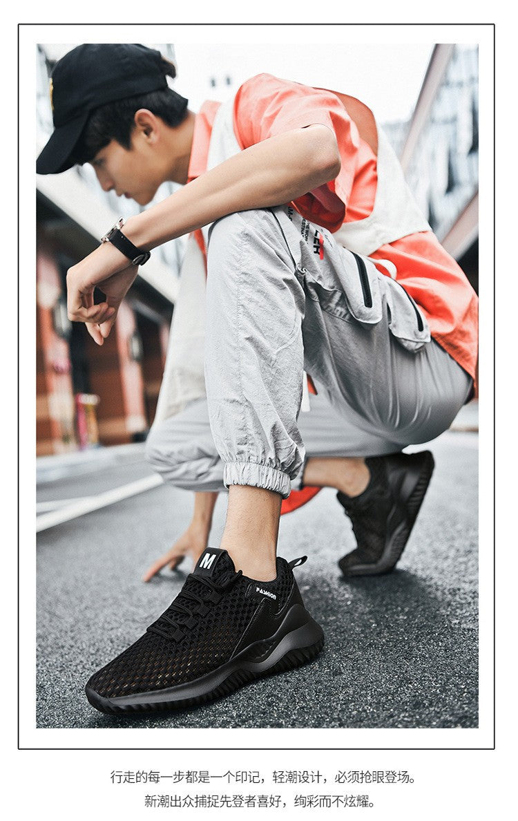 2025 Summer Men's Loafers Walking Mesh Breathable Summer Comfortable Casual Shoes Sneakers Zapatillas Hombre Men Running shoes