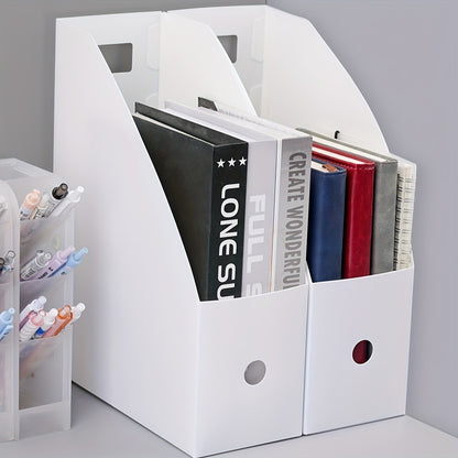 Minimalist Desktop File Organizer - Foldable & Lightweight, PP Material, Perfect for Office and Student Use
