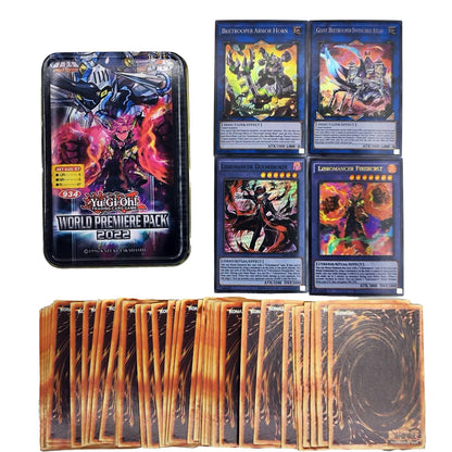 Yu Gi Oh Cards PACK DE DEUS EGÍPCIO Deck de Cartas Inglês TCG Holográfico Dourado Dragão Branco Jogo de Duelo Coleção de Cartas com Caixa de Lata