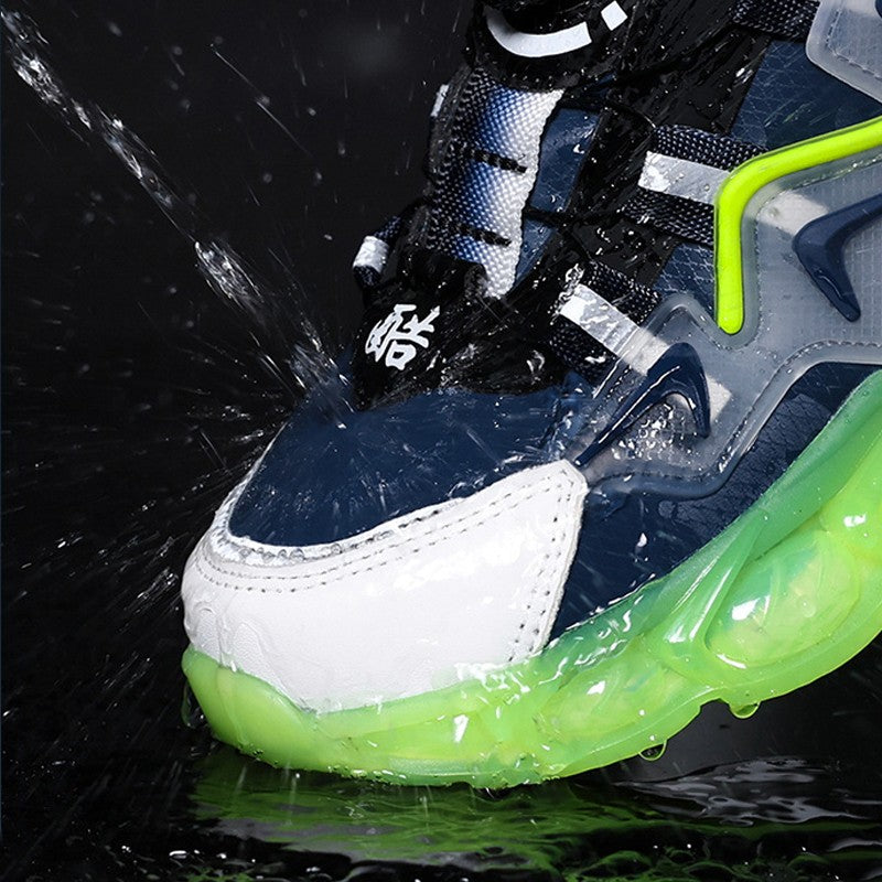 New Children's Leather Casual Shoes For Boy Girls Outdoor Running Sneakers Breathable Mesh Kids School Walking Sport Non Slip