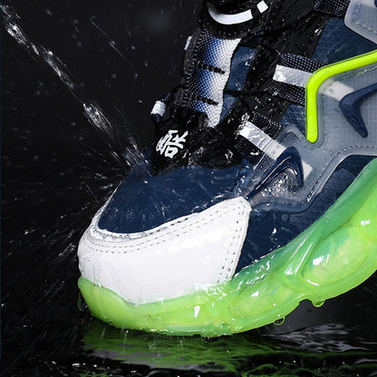 New Children's Leather Casual Shoes For Boy Girls Outdoor Running Sneakers Breathable Mesh Kids School Walking Sport Non Slip