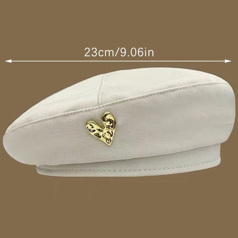 Women Berets Winter Hats Vintage French Plaid Top Cap Painter Hat Autumn Winter Street Octagonal Beret Caps