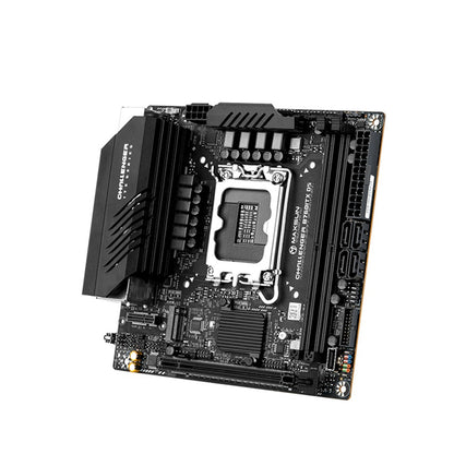 Placa-mãe MAXSUN Game B760ITX D5 compatível com CPUs Intel Core de 14ª, 13ª e 12ª gerações DDR5 M.2 PCIEX16 4.0 Componentes de computador
