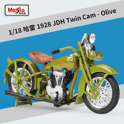 Maisto 1:18 Harley-Davidson 2008 FLSTSB Cross Bones Alloy Street Motorcycle Model Diecasts Metal Toy Collection Children Gifts