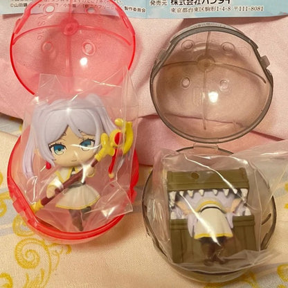 4-8 peças Frieren: Beyond Journey's End Anime Figura Bonecos de Ação Frieren Noodle Stopper Figura Coleção Modelo Brinquedos