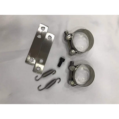 For Honda CBR1000RR 2004-2007 05 Exhaust System Black Muffler Tips Mid Link Pipe Exhausts Pipes