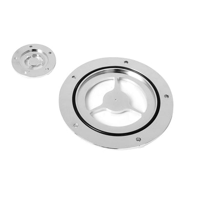 Tampa do motor CNC para Harley Touring Street Glide Softail Night Train Dyna 1999-2017 com 5 furos Derby Timing Timer
